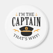 Ik ben de kapitein magneet (Voorkant)