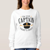 Ik ben de kapitein trui (Voorkant)