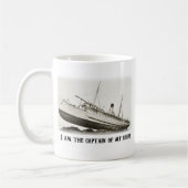 Ik ben de kapitein van mijn schip koffiemok (Links)