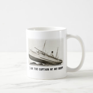 Ik ben de kapitein van mijn schip koffiemok