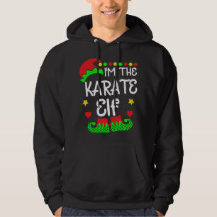Ik ben de Karate Elf Kerstfamilie Elf Costume Te Hoodie