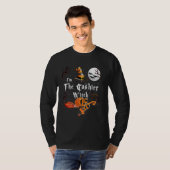 Ik ben de kassier Witch Halloween Matching Group C T-shirt (Voorkant volledig)