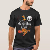 Ik ben de kassier Witch Halloween Matching Group C T-shirt (Voorkant)