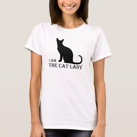Ik ben de Kat Lady Womens TShirt (Voorkant)