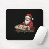Ik ben de Kerstman in de reden dat Jezus Christeli Muismat (Met muis)