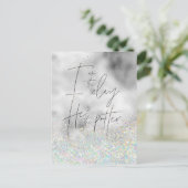 Ik ben de klei, Hij is de Potter Christelijk Briefkaart (Staand voorkant)