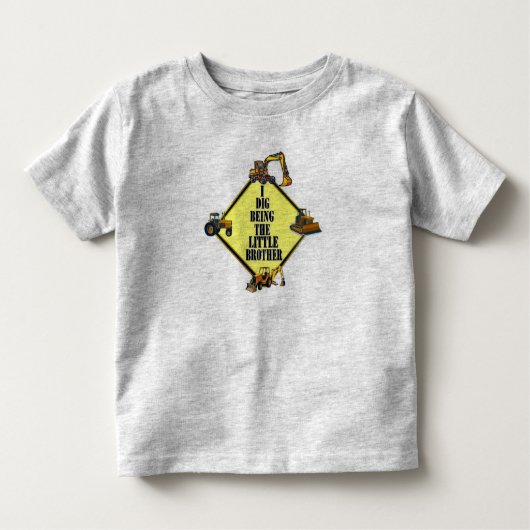 Ik ben de kleine broeder kinder shirts (Voorkant)