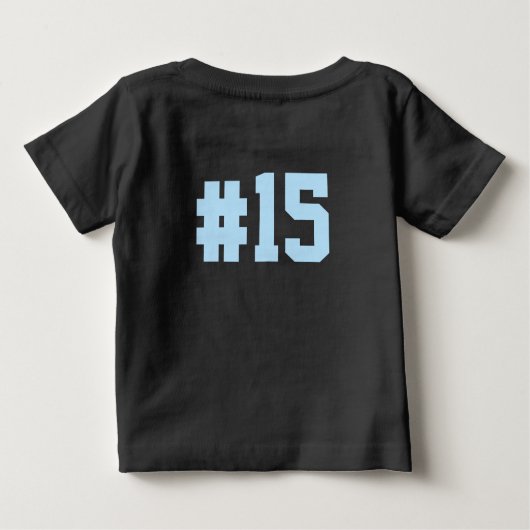 "Ik ben de Kleine Broer" Baseball Jersey Number (Achterkant)