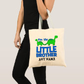 Ik ben de kleine BROER.  Custom Dinosaur Gift Tote Bag (Voorkant (product))