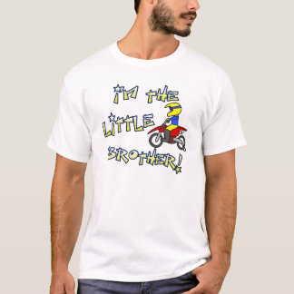 Ik ben de Kleine Broer Motocross Dark Tee Shirt