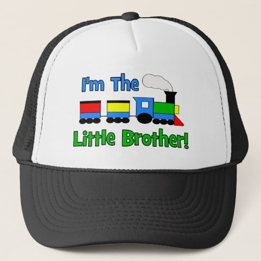 Ik ben de kleine broer - TREIN design Trucker Pet (Voorkant)
