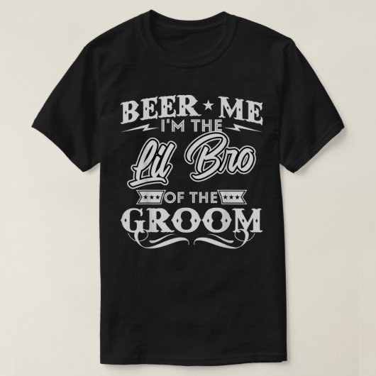 Ik ben de kleine broer van de bruindrinker. t-shirt (Design voorkant)