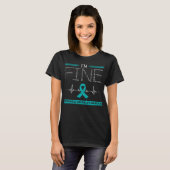 Ik ben de kleine Neuralgia Warrior T-shirt (Voorkant volledig)