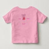 Ik ben de kleine zus!! kinder shirts (Achterkant)
