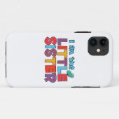 Ik ben de kleine zuster Butterfly Case-Mate iPhone Case (Achterkant (horizontaal))
