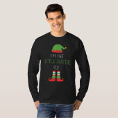Ik ben de kleine zuster Elf Kerstfamilie Matchin T-shirt (Voorkant volledig)
