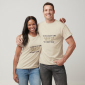 Ik ben de kleingeestige, zij is het probleem Funny T-shirt (Unisex)