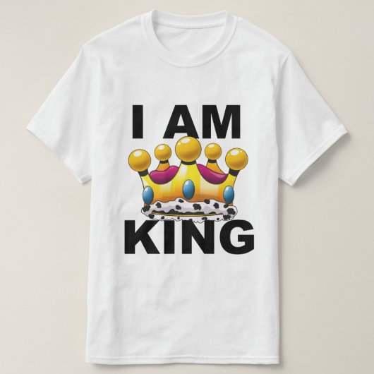 Ik ben de Koning T-shirt (Design voorkant)