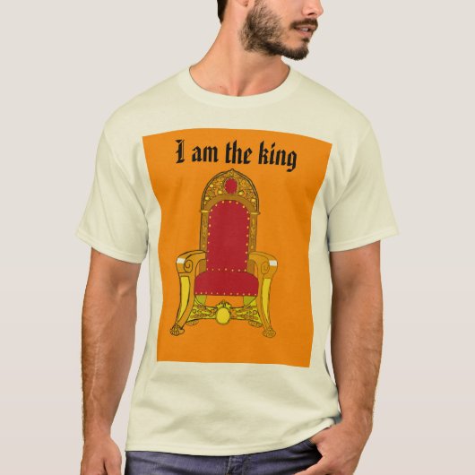 Ik ben de koning t-shirt (Voorkant)
