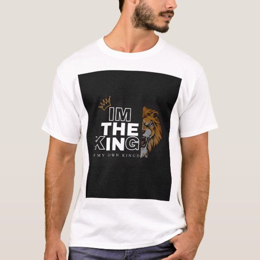 Ik ben de koning t-shirt (Voorkant)