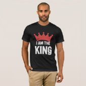 Ik ben de koning t-shirt (Voorkant volledig)