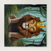 Ik ben de koning van het Oerwoud! Legpuzzel (Horizontaal)