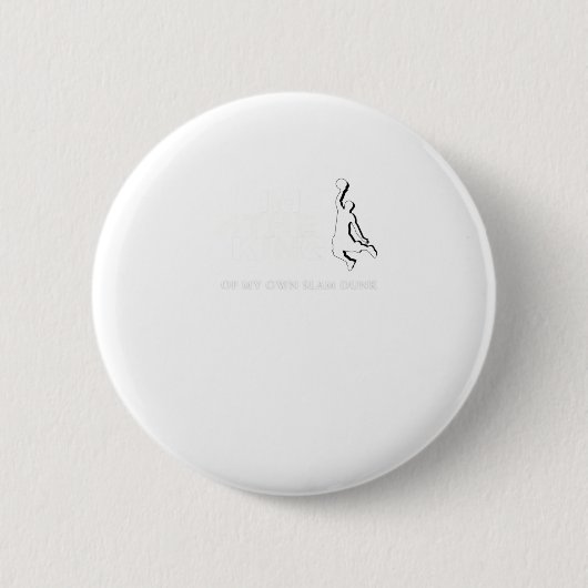Ik ben de koning van mijn eigen Slam Dunk1 Ronde Button 5,7 Cm (Voorkant)