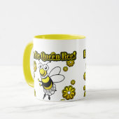 Ik ben de koningin Bee. mok (Voorkant links)