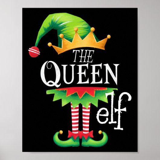 Ik ben de koningin Elf bijpassende kerst kostuum Poster (Voorkant)