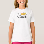 Ik ben de koningin grappig t-shirt (Voorkant)