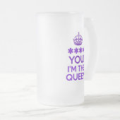 IK BEN DE KONINGIN MATGLAS BIERPUL (Voorkant rechts)