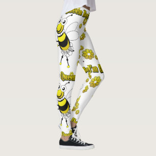 Ik ben de koningin met bloemen leggings