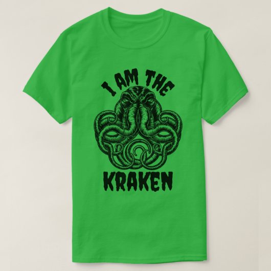 Ik ben de kraken 2 t-shirt (Design voorkant)
