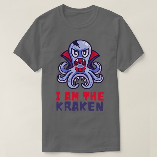 Ik ben de kraken 4 t-shirt (Design voorkant)