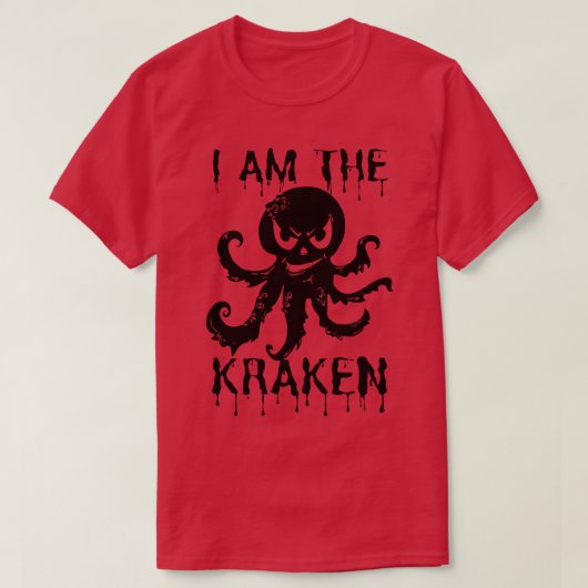 Ik ben de kraken 5 t-shirt (Design voorkant)