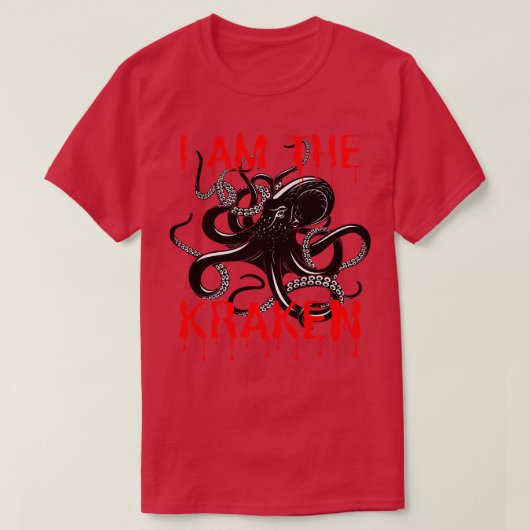 Ik ben de kraken t-shirt (Design voorkant)