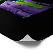 Ik ben de kromme schurk Halloween Anti Hero Aesthe Poster (Hoek)