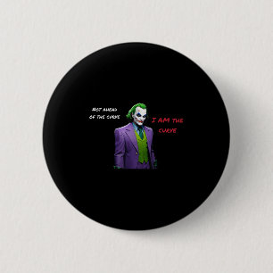 Ik ben de kromme schurk Halloween Anti Hero Aesthe Ronde Button 5,7 Cm