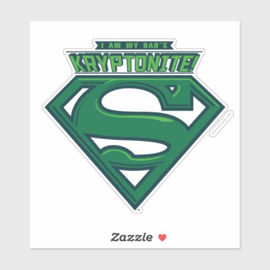 Ik ben de Kryptonite van mijn vader Sticker (Vel)