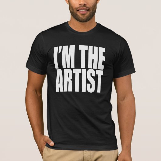 IK BEN DE KUNST T-SHIRT (Voorkant)