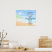 Ik ben de kust poster (Keuken)