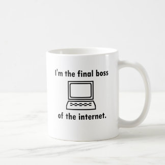 Ik ben de laatste baas van het internet koffiemok