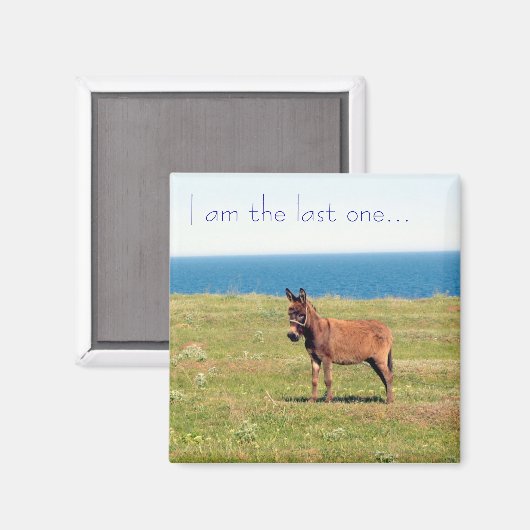 Ik ben de laatste... Magneet (Voorkant / Achterkant)