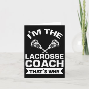 Ik ben de Lacrosse Coach die Lacrosse Coach maakt Kaart