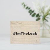 Ik ben de Leak Resistance Briefkaart (Staand voorkant)