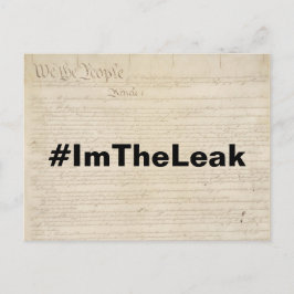 Ik ben de Leak Resistance Briefkaart