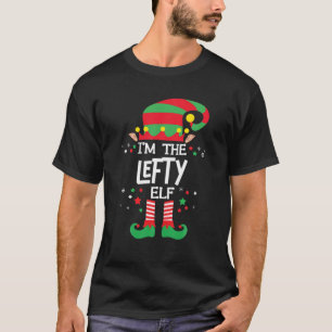 Ik ben de Lefty Elf Familie die Kerstmis aanpast T-shirt