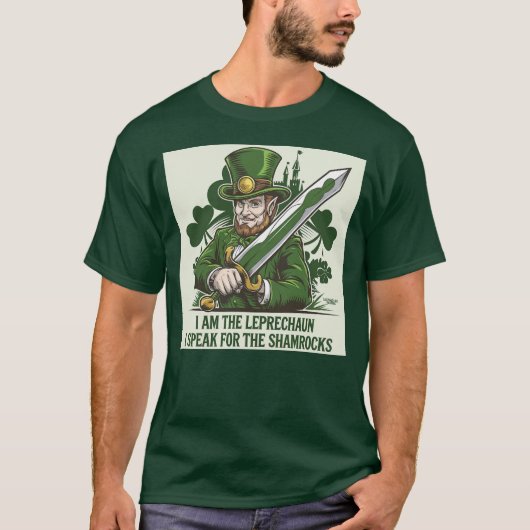 Ik ben de Leprechaun T-shirt (Voorkant)
