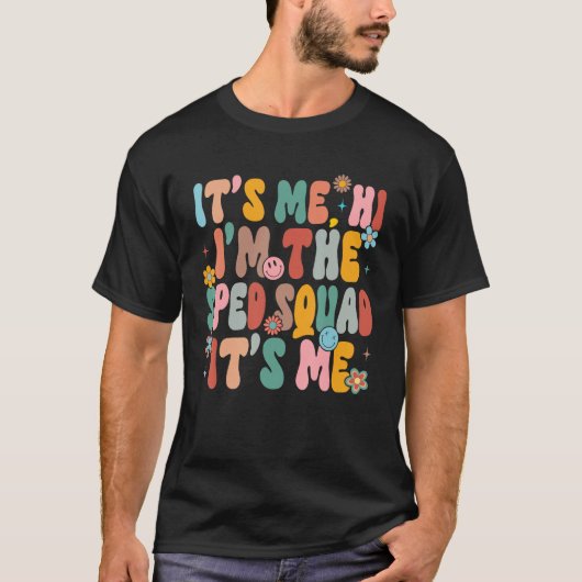 Ik ben de leraar SPED Squad Vrouwen terug T-shirt (Voorkant)