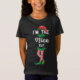 Ik ben de leuke Elf grappige, lelijke kerstpajama T-shirt